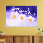 Toile Live Laugh Love Daisies (Insitu(Salon))