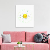 Toile Live Laugh Love Daisy (Insitu(Salon))