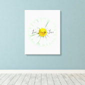 Toile Live Laugh Love Daisy (Insitu (Plancher de Bois))