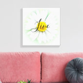 Toile Live Laugh Love Daisy (Insitu(Salon))