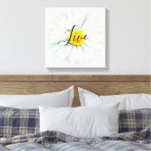 Toile Live Laugh Love Daisy (Insitu(Chambre))