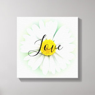 Toile Live Laugh Love Daisy