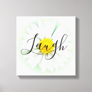 Toile Live Laugh Love Daisy