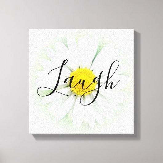 Toile Live Laugh Love Daisy (Recto)