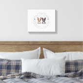 Toile Live Like a Dog Run Libre Live Fully (Insitu(Chambre))