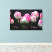 Toile Live Love Laugh (Insitu (Plancher de Bois))