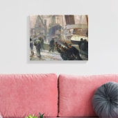 Toile Liverpool Dockers à Dawn, 1903 (Insitu(Salon))