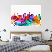 Toile Liverpool Skyline (Insitu(Chambre))