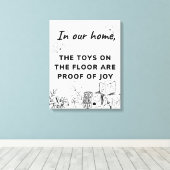 Toile Livingroom Funny Wall Art (Insitu (Plancher de Bois))