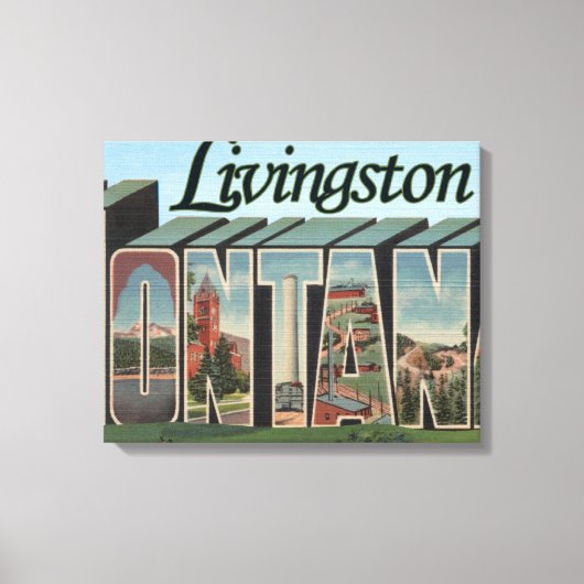 Toile Livingston, Montana (Recto)