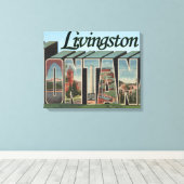 Toile Livingston, Montana (Insitu (Plancher de Bois))