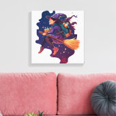 Toile Livraison de potion de sorcière (Insitu(Salon))