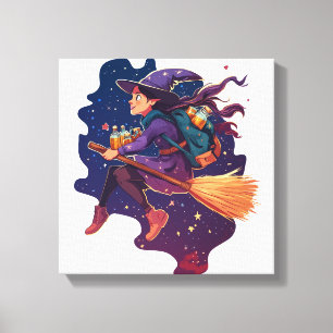 Toile Livraison de potion de sorcière