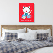 Toile Livre Canvas de chat de café Imprimer (Insitu(Chambre))