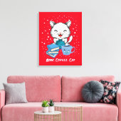 Toile Livre Canvas de chat de café Imprimer (Insitu(Salon))