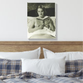 Toile Livre de lecture de femme (Insitu(Chambre))