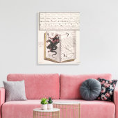 Toile Livre d'esprits (Insitu(Salon))