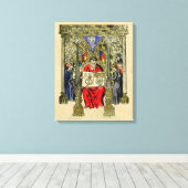 Toile Livre médiéval de l'alchimie (Insitu (Plancher de Bois))