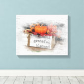 Toile Livres Thanksgiving Sur Birch (Insitu (Plancher de Bois))