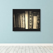 Toile Livres vintages (Insitu (Plancher de Bois))