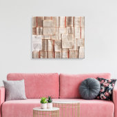 Toile Livres vintages (Insitu(Salon))