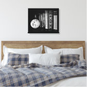 Toile Livres vintages et Globe (Insitu(Chambre))