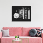Toile Livres vintages et Globe (Insitu(Salon))