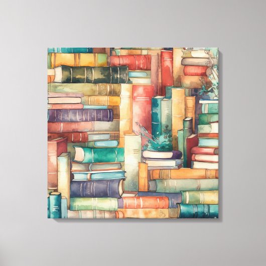 Toile Livres Whimsical Canvas Art (Recto)