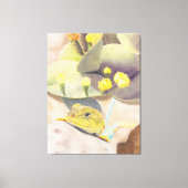 Toile Lizard dans le désert (Recto)