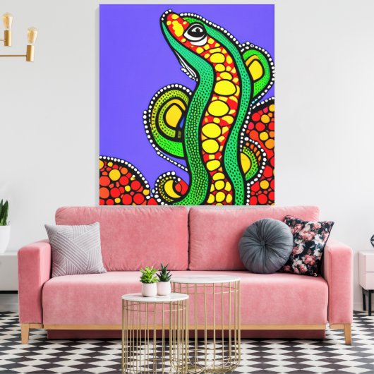 Toile Lizard Love (Insitu(Salon))