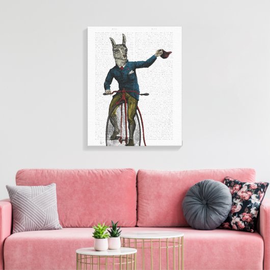 Toile Llama à vélo (Insitu(Salon))