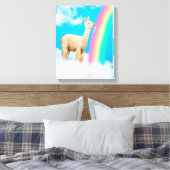 Toile Llama Licking Rainbow (Insitu(Chambre))