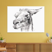 Toile Llama Love (Insitu(Salon))