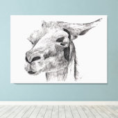 Toile Llama Love (Insitu (Plancher de Bois))