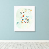 Toile Llama Squad - Pas de Prob-llama (Insitu (Plancher de Bois))