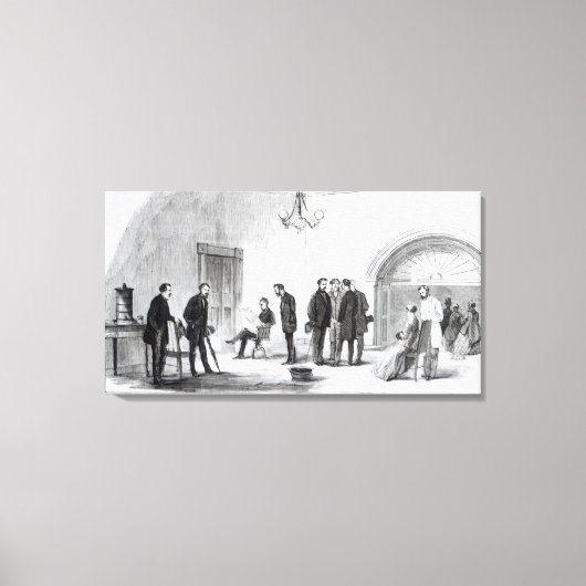 Toile Lobby de la Maison Blanche à Washington (Recto)