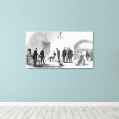 Toile Lobby de la Maison Blanche à Washington (Insitu (Plancher de Bois))