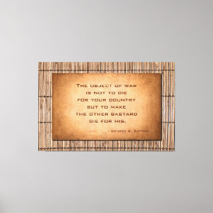Toile L'objet de la citation de guerre par le Général