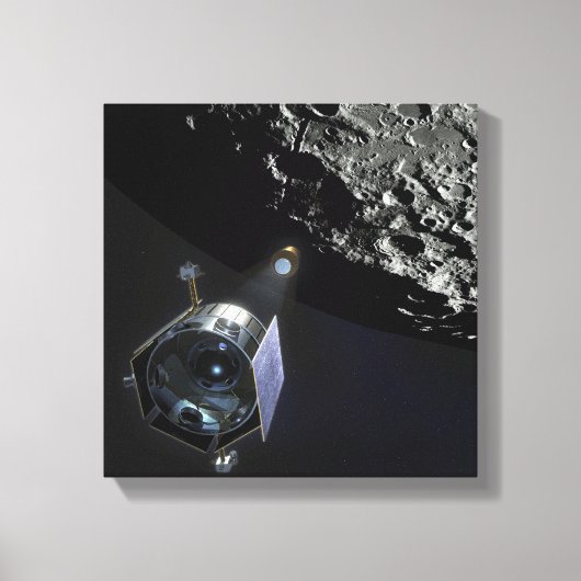 Toile L'observation Lunar CRater (Recto)