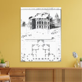 Toile L'Observatoire Royal à Paris, 1741 (Insitu(Salon))