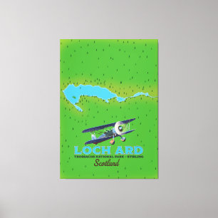 Toile Loch Ard Trossachs National Park, Stirling map