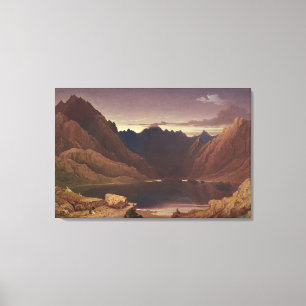 Toile Loch Coruisk, île de Skye - aube, c.1826-32 (la