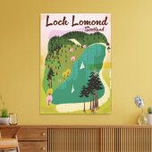 Toile Loch Lamond Écosse (Insitu(Salon))