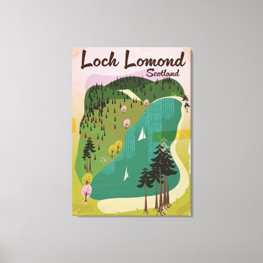 Toile Loch Lamond Écosse (Recto)