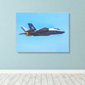Toile Lockheed Martin F-35A Lightning II Canvas (Insitu (Plancher de Bois))