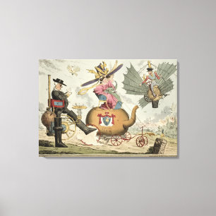 Toile Locomotion - marchant par la vapeur, montant par