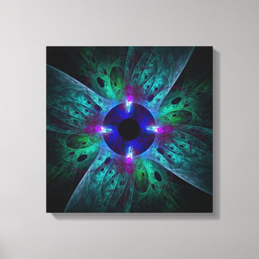 Toile L'oeil Abstrait Art Quad Canvas Imprimer (Recto)