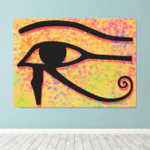 Toile L'oeil de Horus (Insitu (Plancher de Bois))