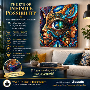 Toile L'Œil de la Possibilité Infinie