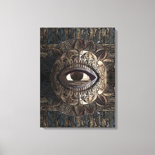 Toile L'oeil de l'Egypte ancienne (Recto)